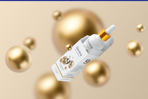 [k009]高级化妆品套装包装PS样机