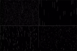 10款pr/ae视频素材下雨大雨暴雨ae场景背景动画mov带透明通道alpha可循环